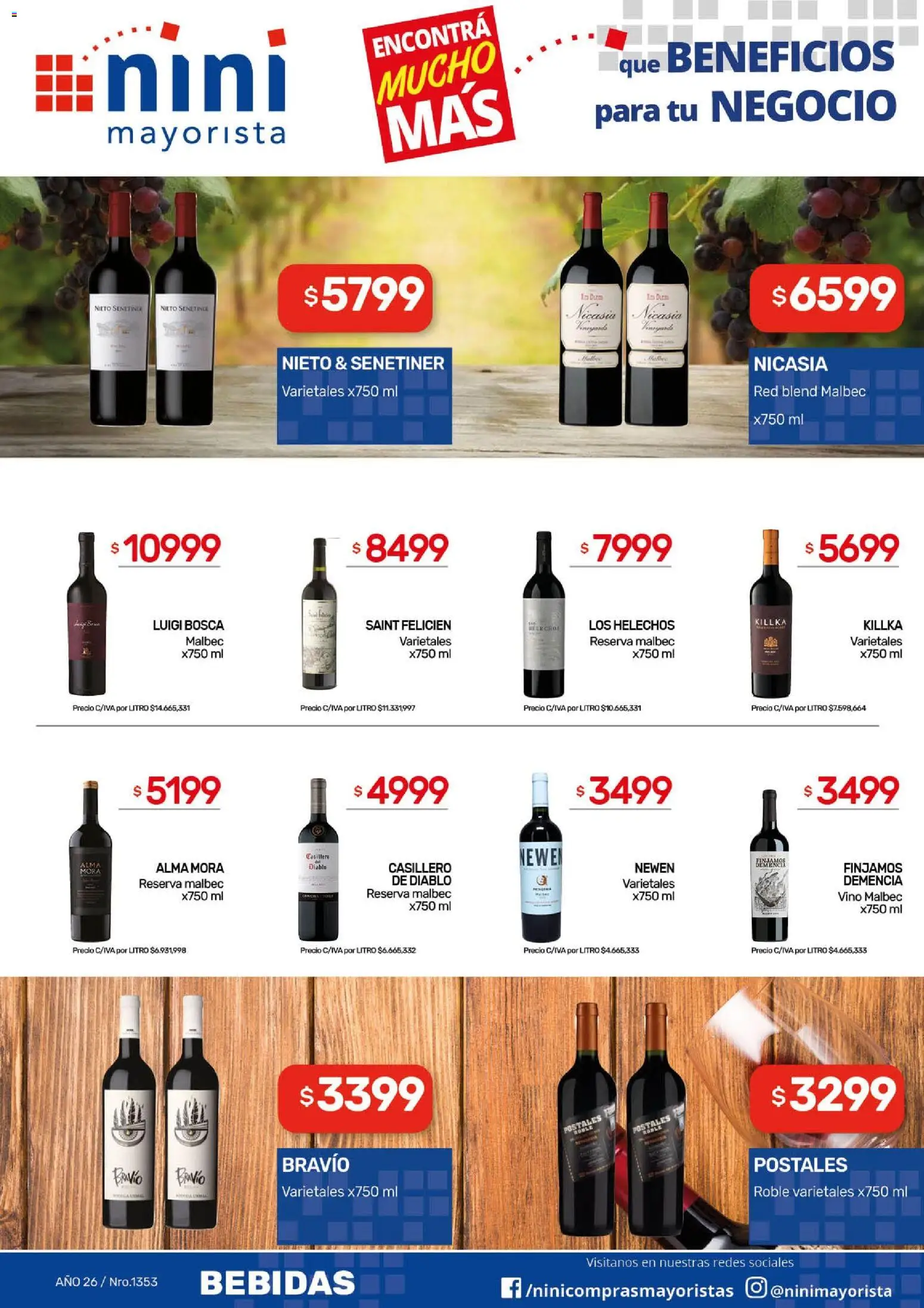 NINI Mayorista ofertas │ válido desde el 30.03.2026 | Página: 14 | Productos: Vino