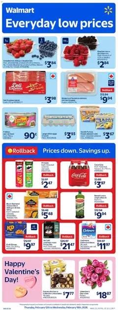 Preview of Walmart weekly flyer from shop Walmart valid from 12.02.2026