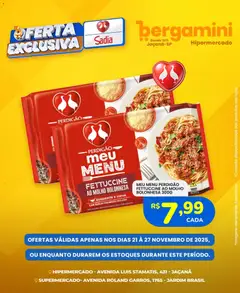 Supermercado Bergamini - Ofertas Sadia e Perdigão - Pré-Visualização do folheto da loja Supermercado Bergamini, válido de 21.11.2025