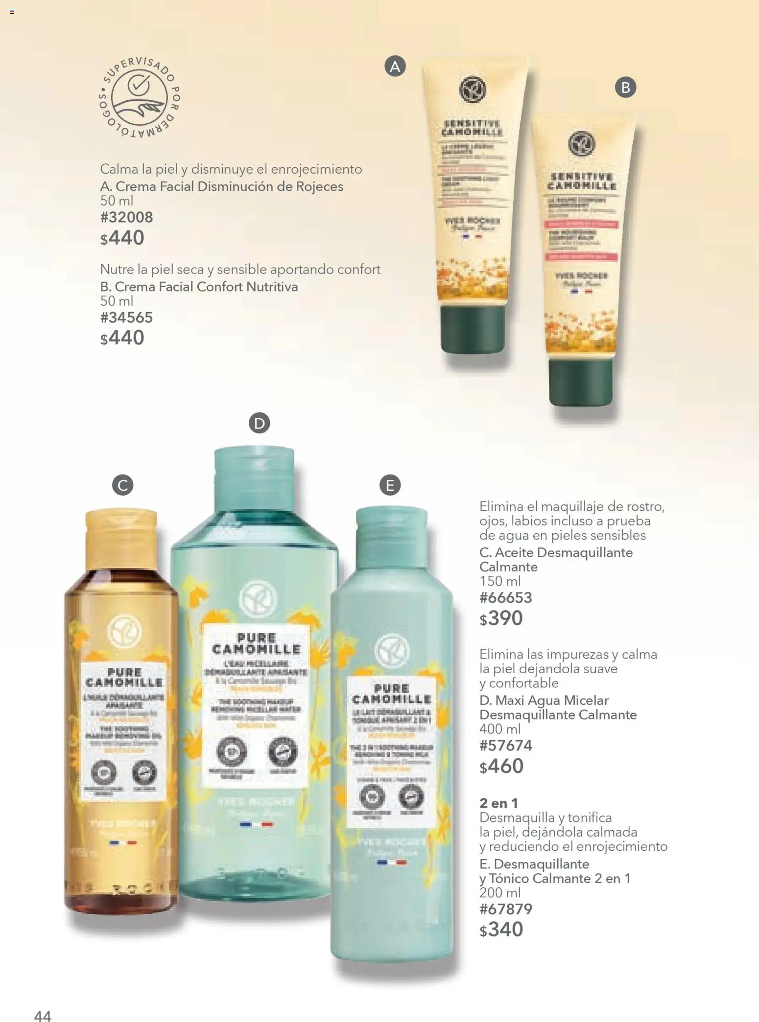 Nuevas ofertas de Yves Rocher válidas en toda la República Mexicana desde el 30.12.2025. ¡Encuentra las mejores ofertas en Yves Rocher campaña 1 2026! | Página: 44 | Productos: Crema, Agua, Desmaquillante, Aceite