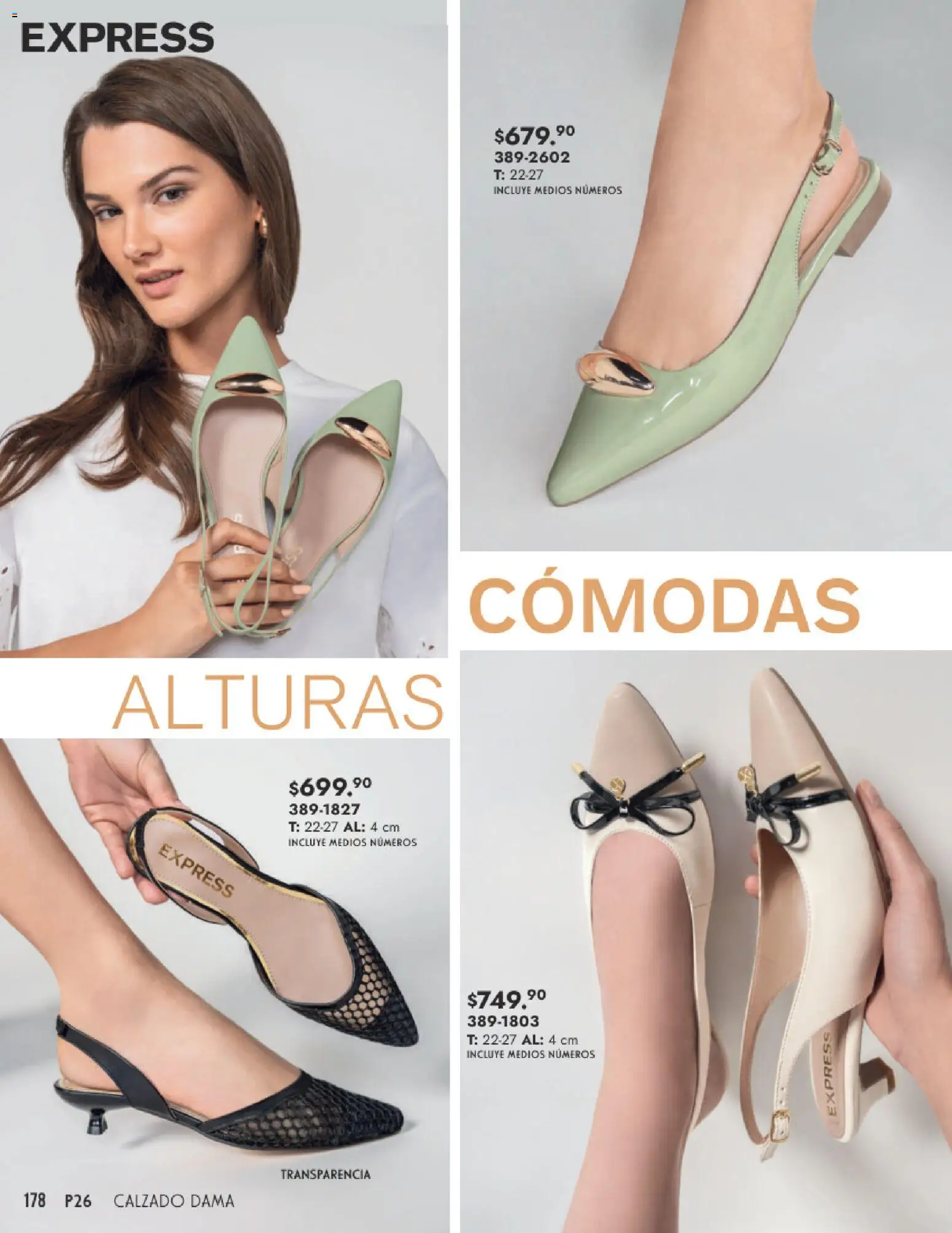 Nuevas ofertas de Andrea válidas en toda la República Mexicana desde el 25.01.2026. ¡Encuentra las mejores ofertas en Andrea catálogo Calzado Dama! | Página: 178