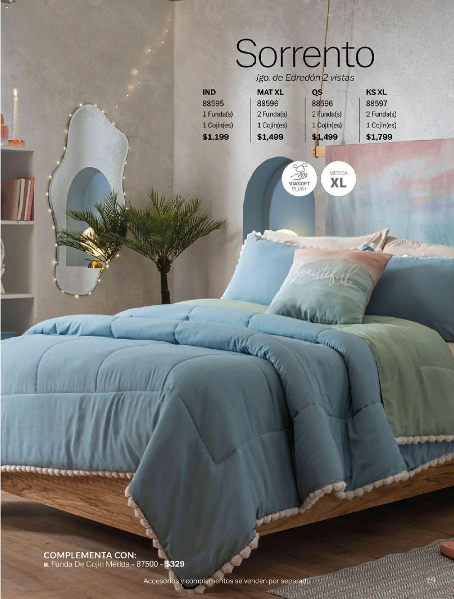 Nuevas ofertas de Vianney válidas en toda la República Mexicana desde el 06.03.2026. ¡Encuentra las mejores ofertas en Vianney catálogo Tu hogar, nuestra pasión! | Página: 21 | Productos: Funda