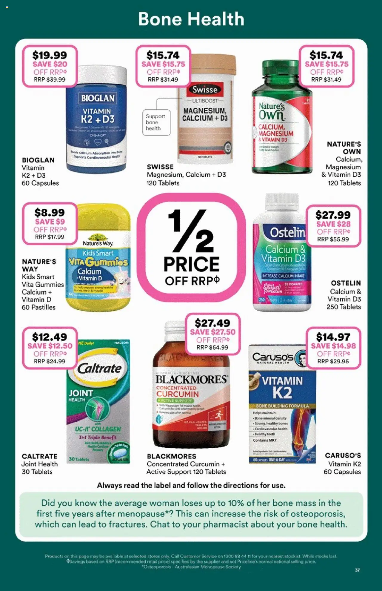 Priceline Pharmacy catalogue - valid from 14.08.2025 | Page: 37 | Products: Collagen, Tablets, Vitamin
