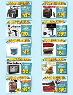 Preview of Ollie's weekly ads valid from 09.12.2025 | Page: 2 | Products: Fryer, Safe, Charger, Thermostat