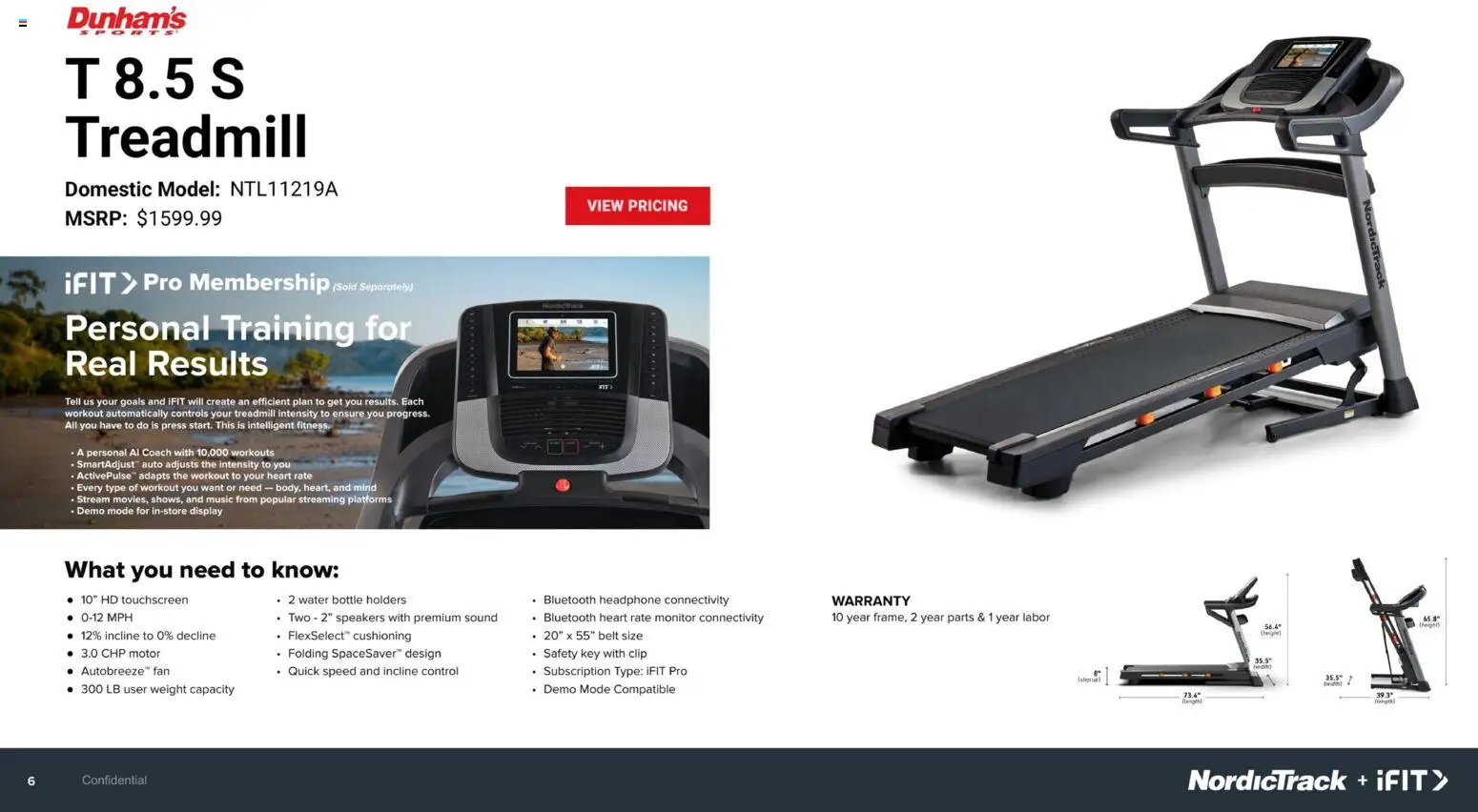 Dunham's Sports Exercise Equipment Guide - valid from 20.11.2025 | Page: 6 | Products: Belt, Monitor, Weight, Fan