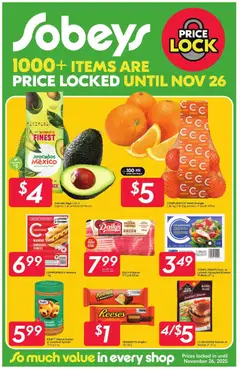 Preview of Sobeys - Special Promotion from shop Sobeys valid from 23.10.2025