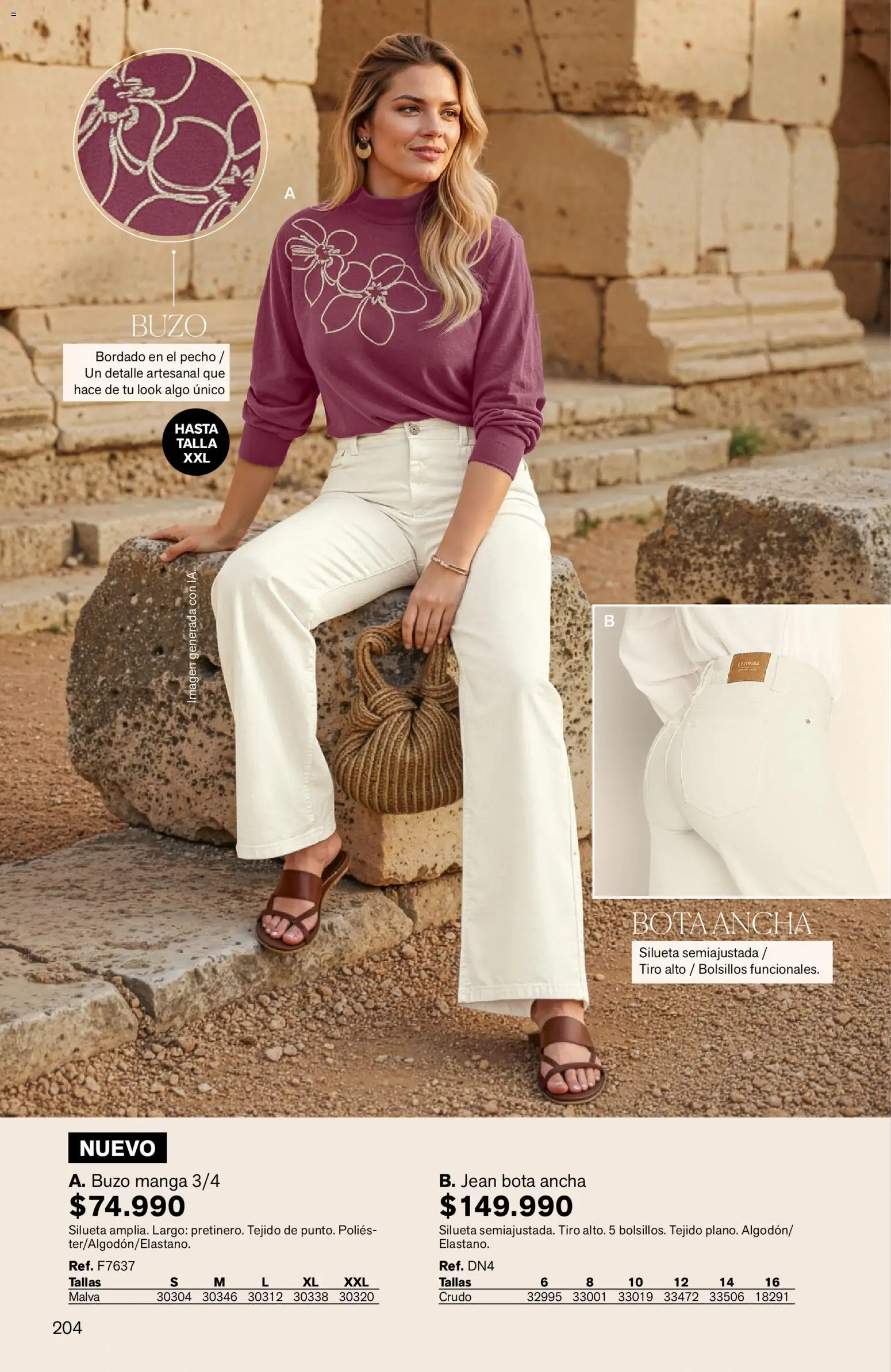Leonisa revista - valida desde el 03.04.2026 | Página: 204 | Productos: Jean, Buzo