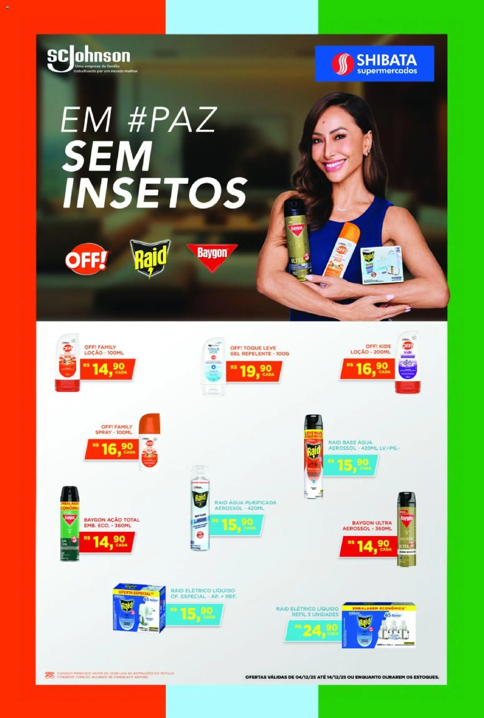 Shibata Folheto - válido de 04.12.2025 | Página: 1 | Produtos: Base, Repelente