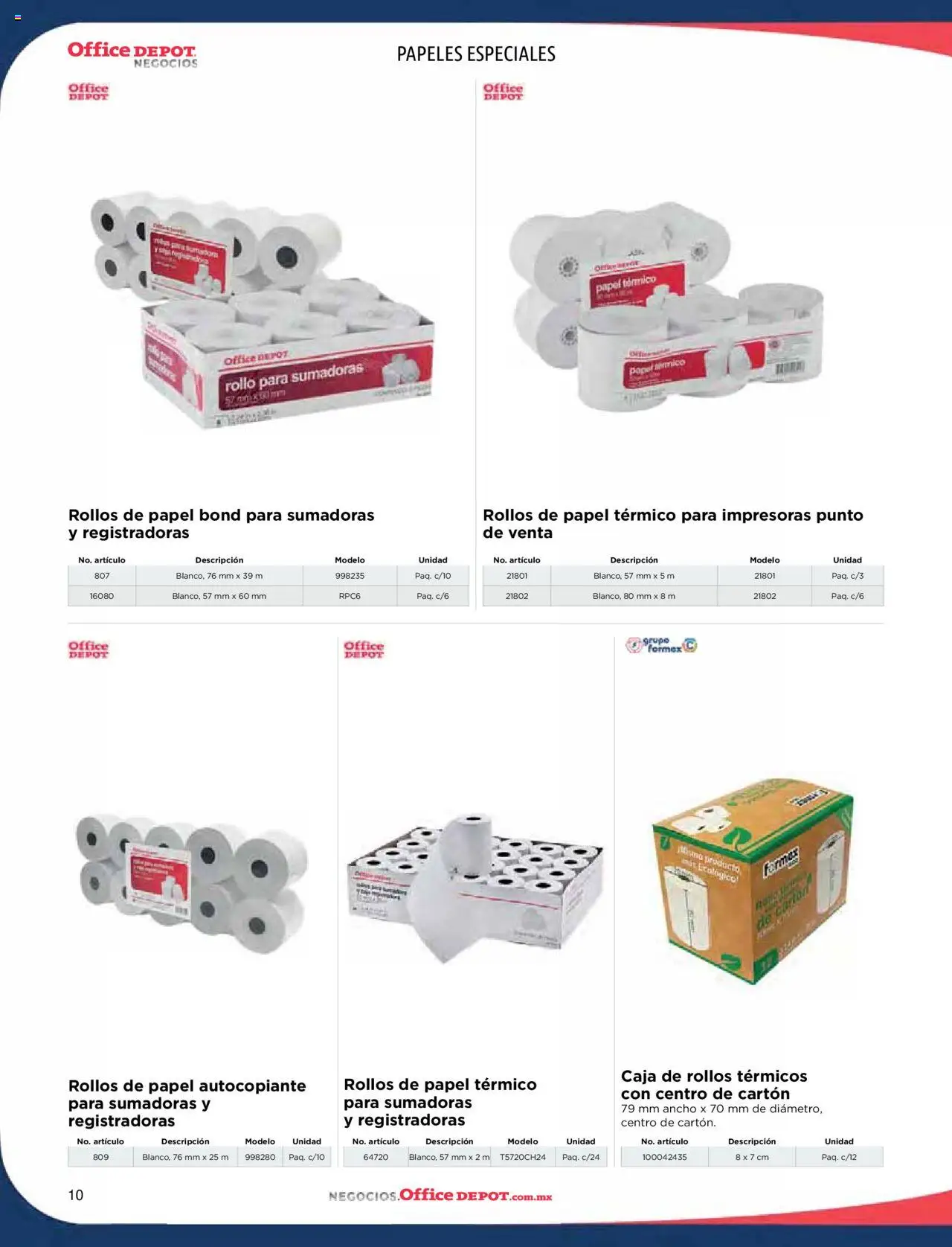 Nuevas ofertas de Office Depot válidas en toda la República Mexicana desde el 09.01.2025. ¡Encuentra las mejores ofertas en Office Depot catálogo 2025! | Página: 12 | Productos: Caja