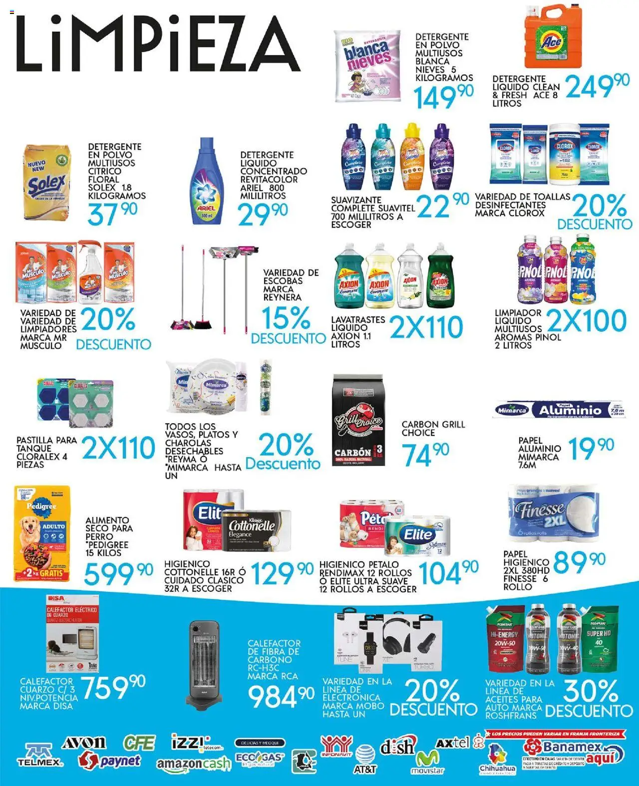 Nuevas ofertas de Alsuper válidas en toda la República Mexicana desde el 10.10.2025. ¡Encuentra las mejores ofertas en Alsuper - Folleto Chihuauha Estado! | Página: 5 | Productos: Limpiador, Bowl, Toallas, Polvo