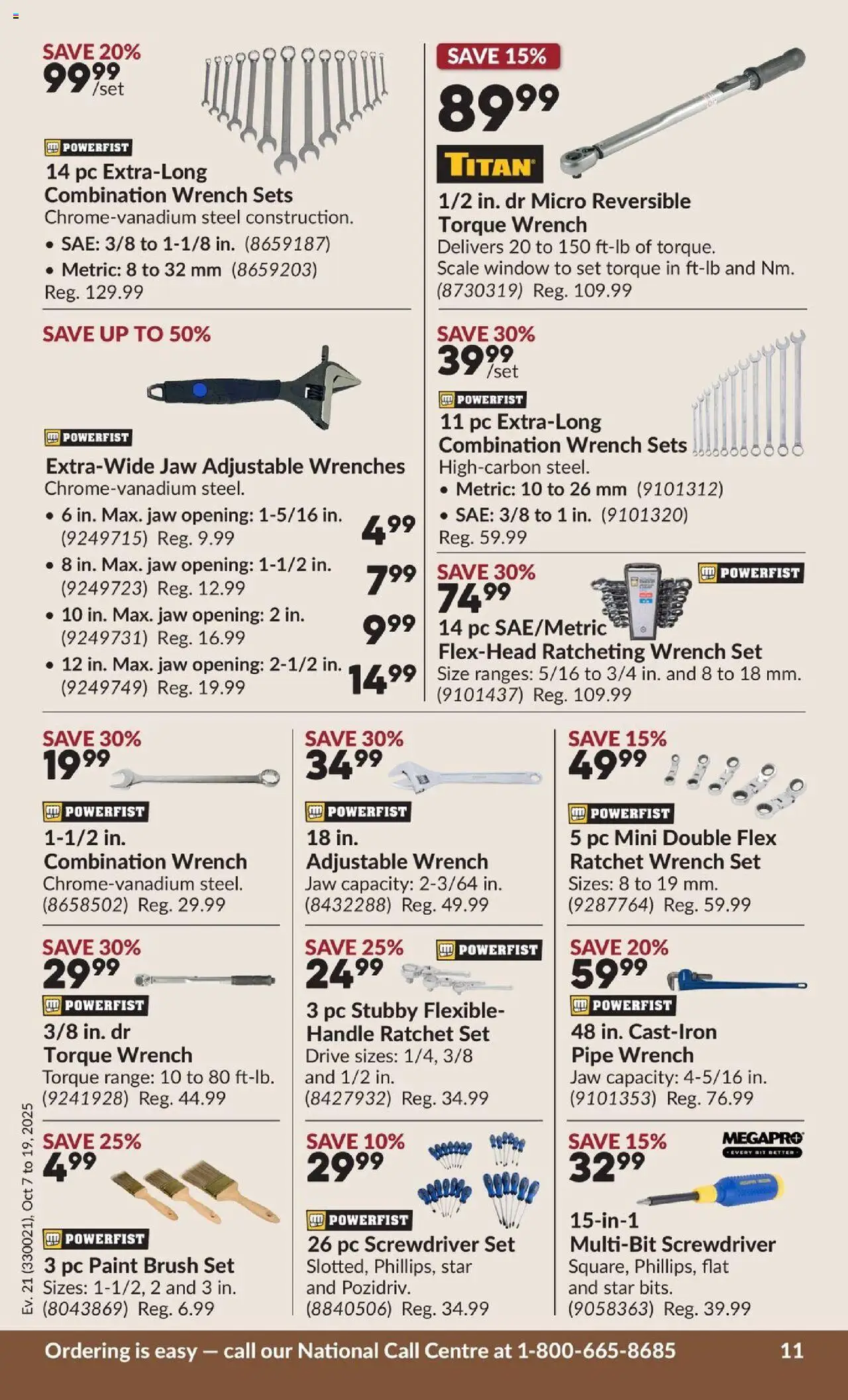 Princess Auto flyer valid from 07.10.2025 | Page: 17 | Products: PC, Brush