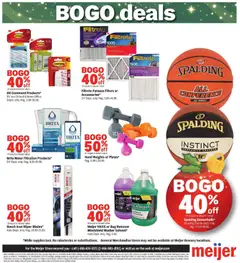 Preview of Meijer weekly ads valid from 03.12.2025 | Page: 19 | Products: Wiper, Water, Television, Washer