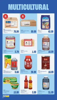Preview of Wholesale Club weekly flyer / circulaire from shop Wholesale Club valid from 01.01.2026 | Page: 10 | Products: Rice, Chicken breasts, Oil, Wine