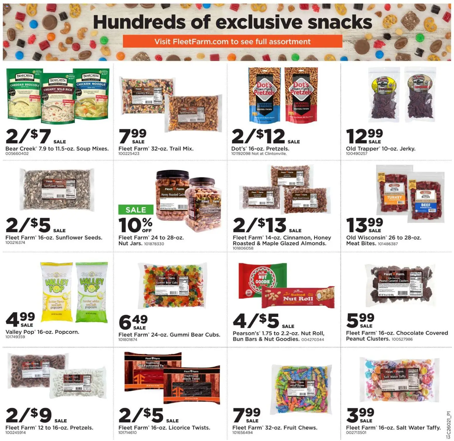 Mills Fleet Farm Weekly Ad - valid from 05.01.2026 | Page: 15 | Products: Broccoli, Milk, Butter, Salt