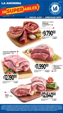 Vista previa La Anonima catálogo válido desde el 24.07.2025