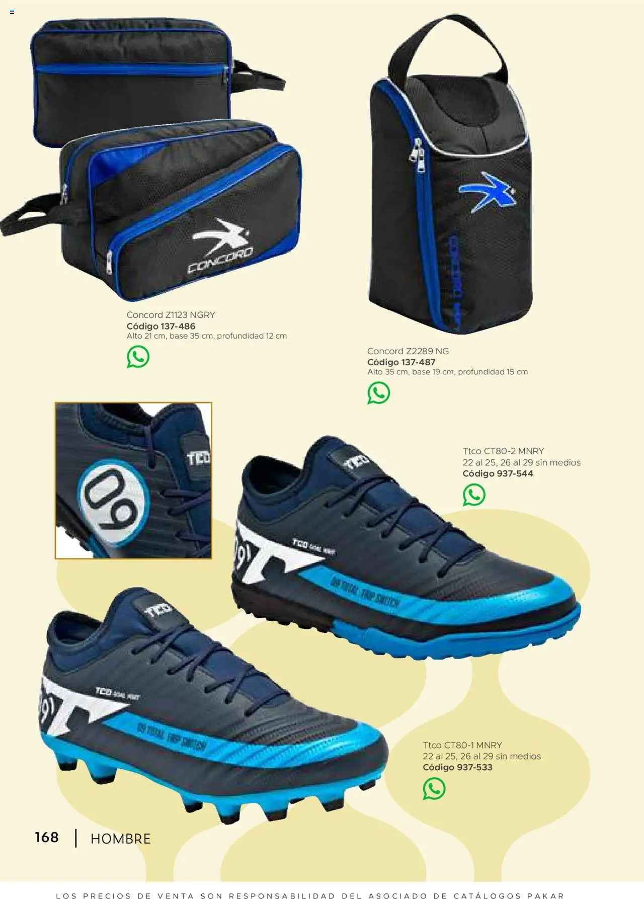 Nuevas ofertas de SC Pakar válidas en toda la República Mexicana desde el 24.07.2025. ¡Encuentra las mejores ofertas en SC Pakar - Catálogo Hombre otoño / invierno! | Página: 168