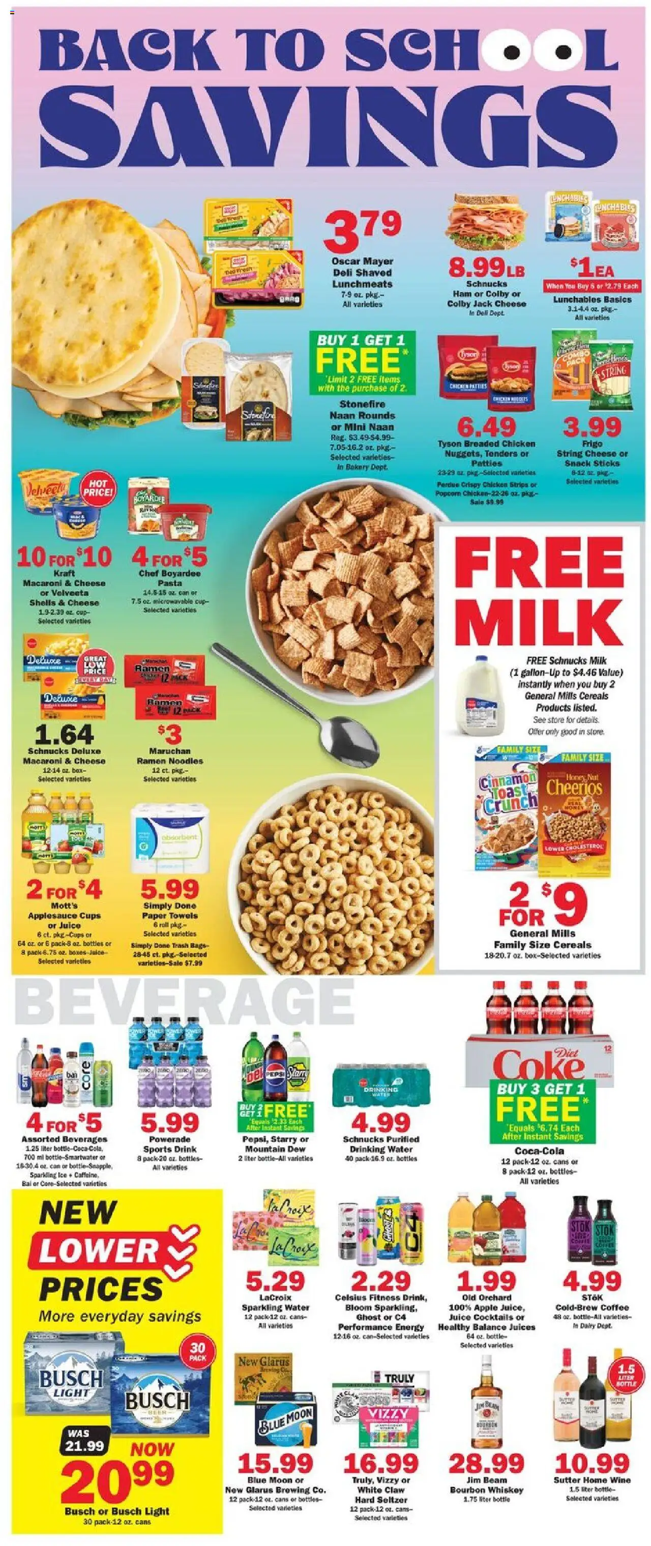 Schnucks Weekly Print Ad - WI - valid from 13.08.2025 | Page: 3 | Products: Bakery, Box, Ham, Pasta