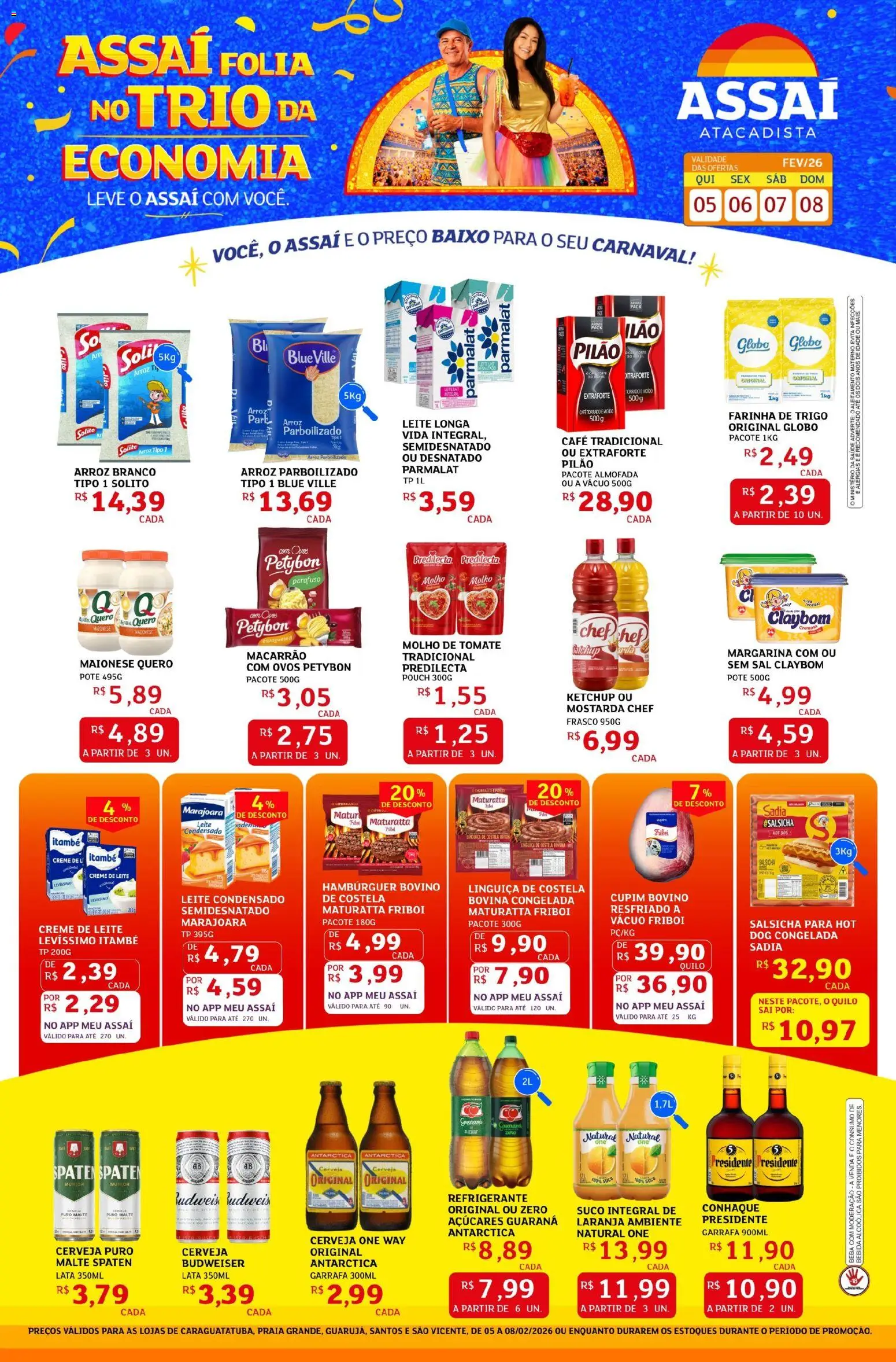 Assaí Atacadista Folheto - válido de 05.02.2026 | Página: 1