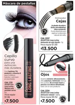 Catálogo Amodil Campaña 15 │ válido desde el 01.09.2025 | Página: 8 | Productos: Cepillo, Delineador, Mascara de pestañas, Esponja