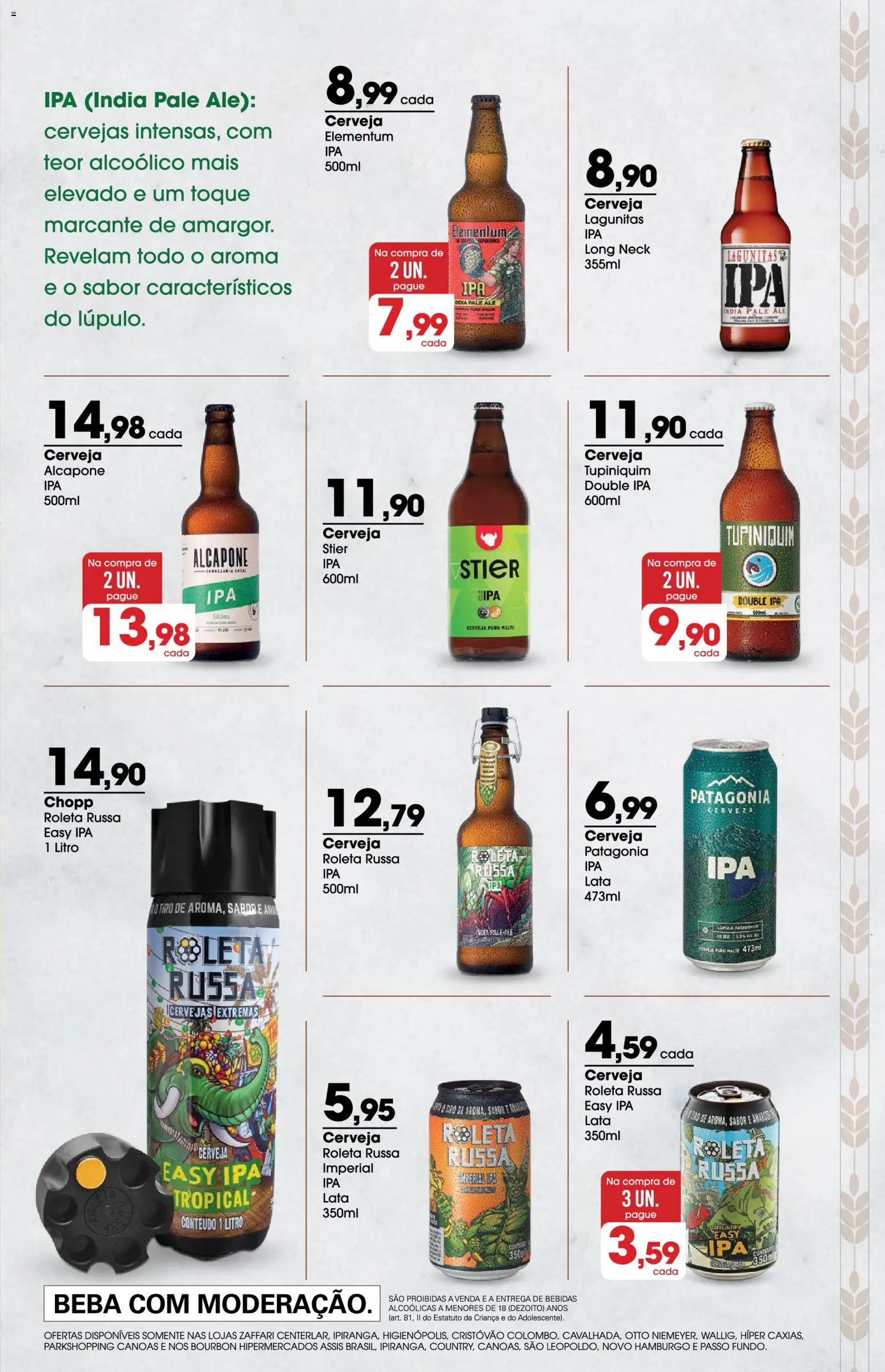 Zaffari Folheto - válido de 07.11.2025 | Página: 3 | Produtos: Cerveja, Bourbon