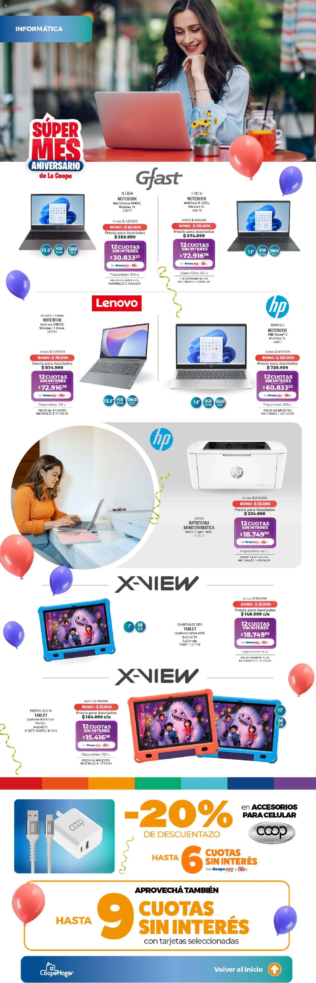 Cooperativa Obrera catálogo │ válido desde el 20.10.2025 | Página: 11 | Productos: Impresora, Tablet, Notebook