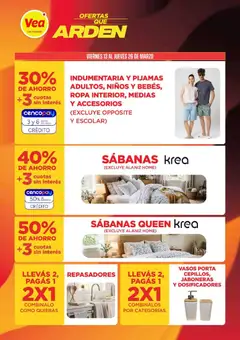 Vista previa Vea - Ofertas que Arden válido desde el 13.03.2026 | Página: 12 | Productos: Sabanas, Ropa, Medias, Vasos