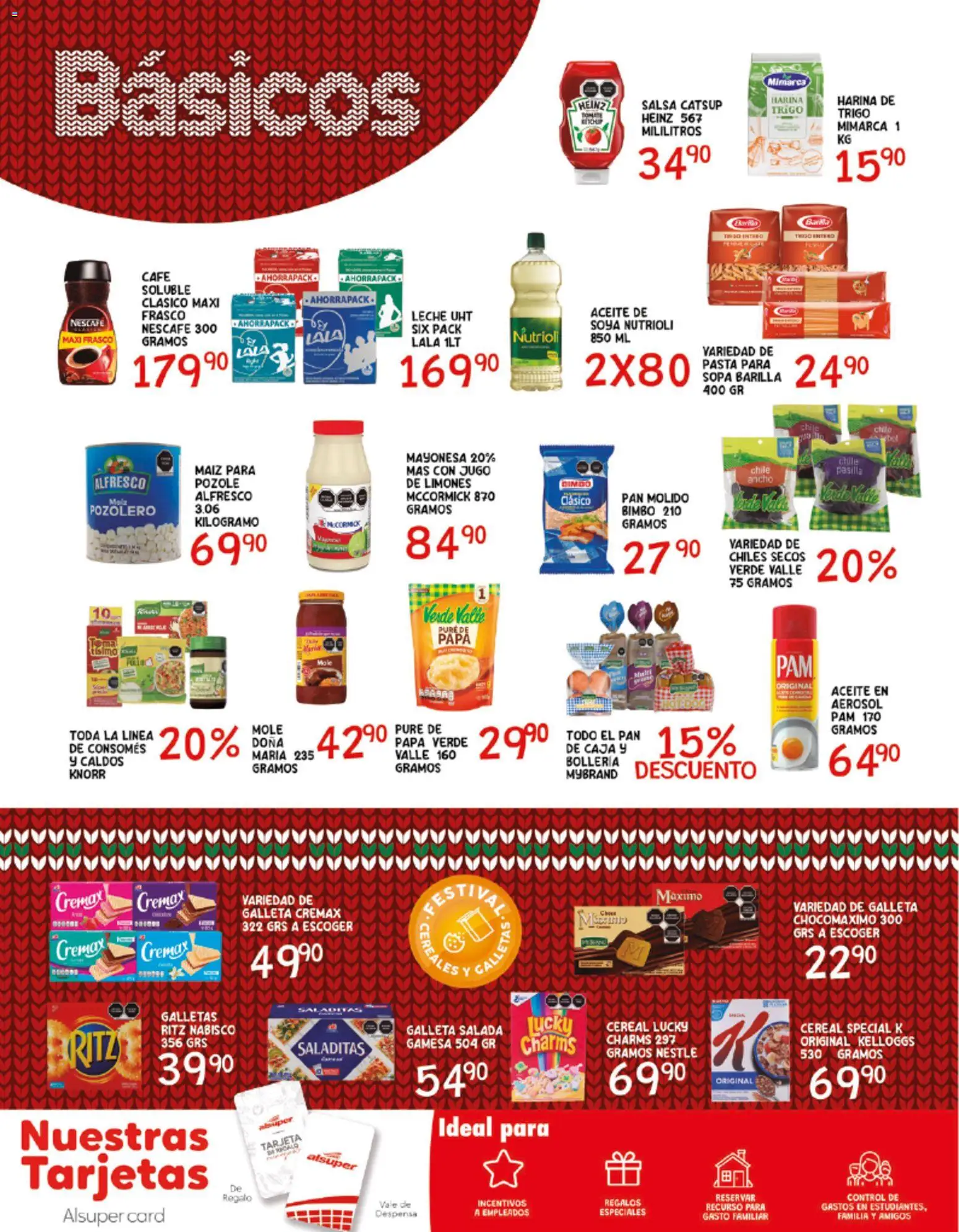 Nuevas ofertas de Alsuper válidas en toda la República Mexicana desde el 21.11.2025. ¡Encuentra las mejores ofertas en Alsuper folleto Saltillo! | Página: 6 | Productos: Maíz, Harina, Jugo, Galletas