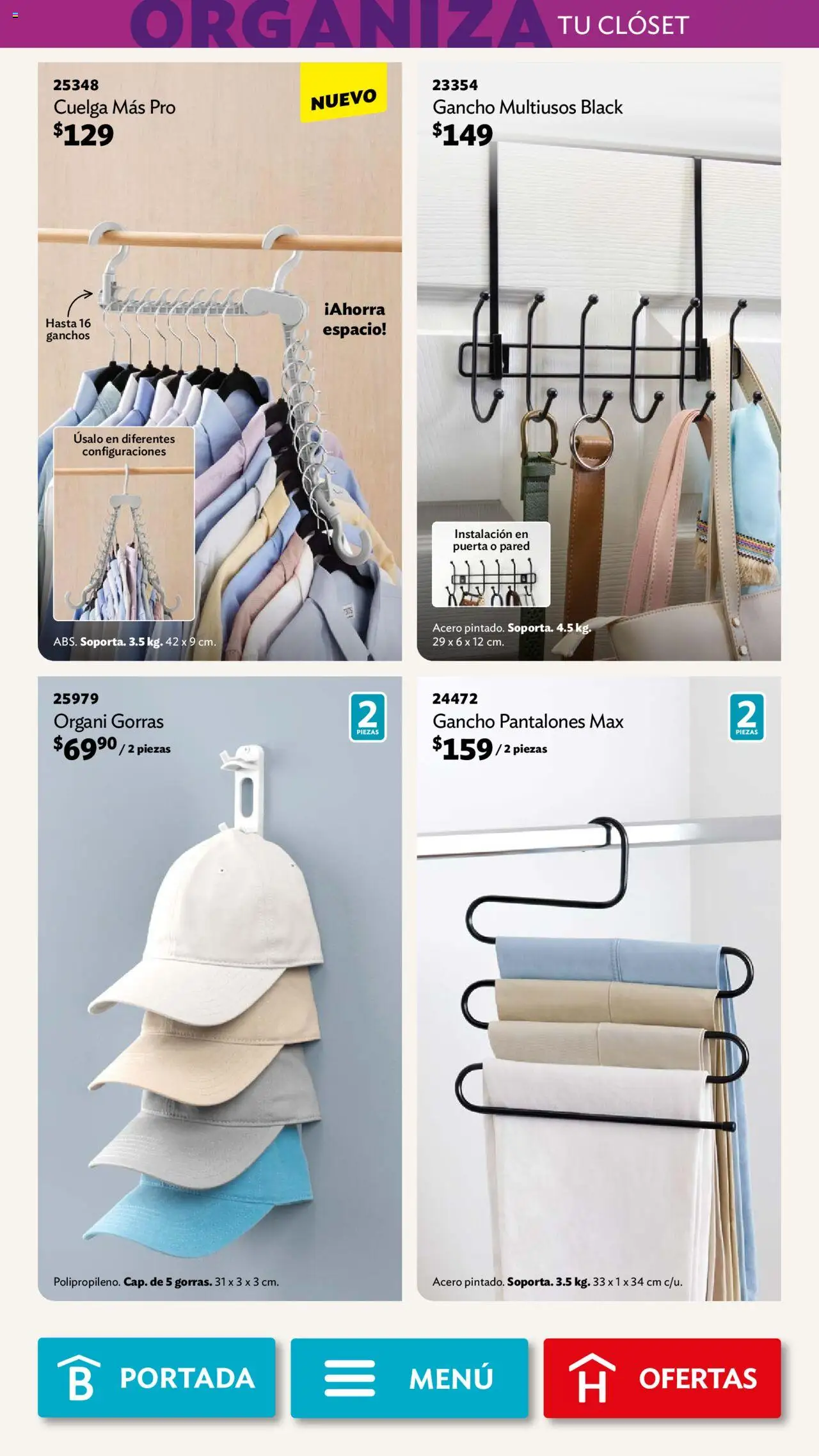 Nuevas ofertas de Betterware válidas en toda la República Mexicana desde el 29.09.2025. ¡Encuentra las mejores ofertas en Betterware - Campaña 10 2025! | Página: 34 | Productos: Pantalones