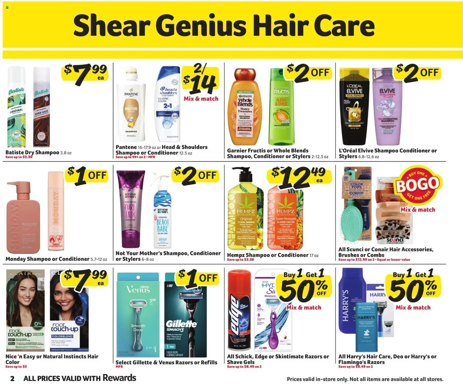Winn Dixie In-Store Flyer - valid from 29.10.2025 | Page: 2 | Products: Brushes, Conditioner, Pineapple, Melon