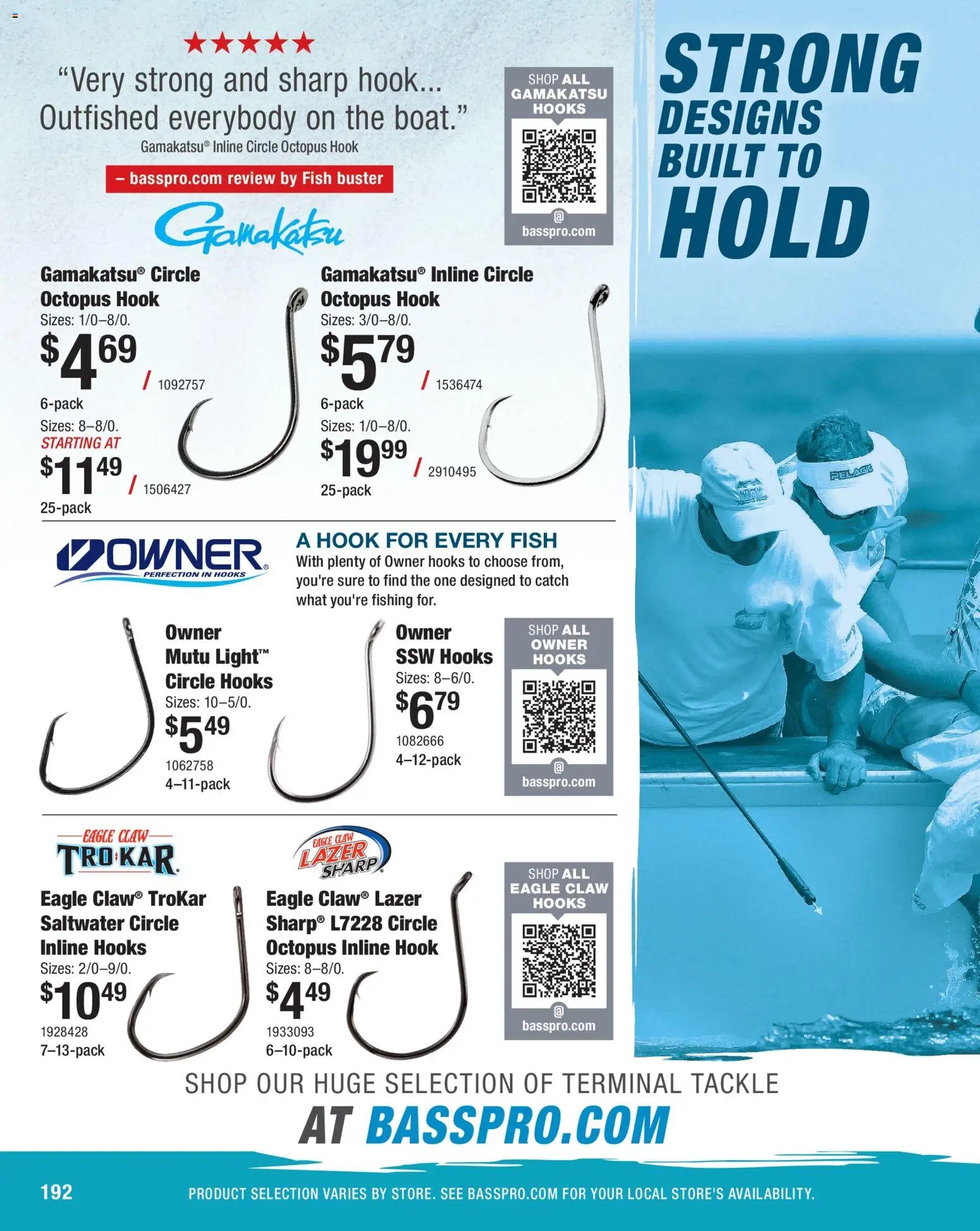 Cabela's Saltwater Specialist 26 - valid from 15.12.2025 | Page: 192 | Products: Hook, Fish, Terminal Tackle