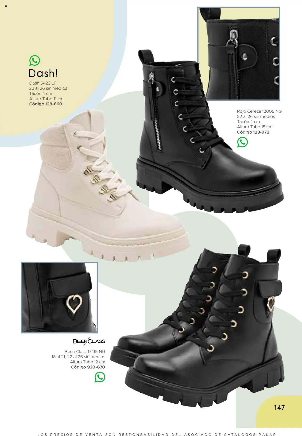 Nuevas ofertas de SC Pakar válidas en toda la República Mexicana desde el 24.07.2025. ¡Encuentra las mejores ofertas en SC Pakar - Catálogo Bota! | Página: 147