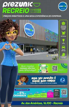 Encarte Recreio Prezunic - Pré-Visualização do folheto da loja Prezunic, válido de 07.01.2026