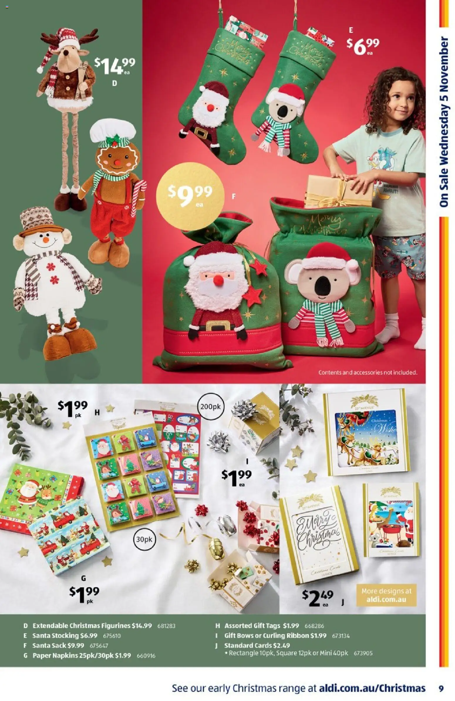 Aldi catalogue - valid from 05.11.2025 | Page: 9 | Products: Napkins, Accessories, Curling