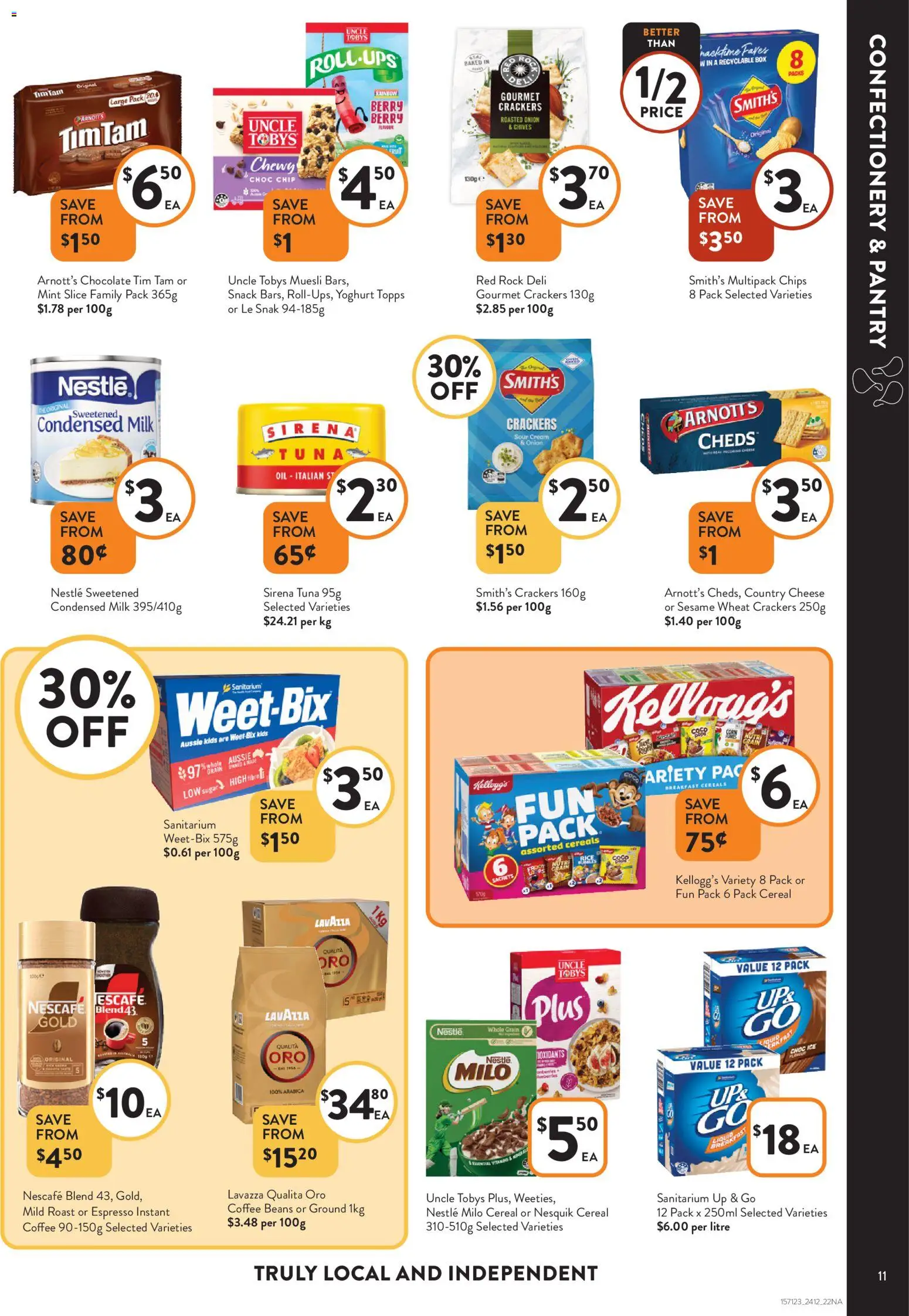 Foodworks catalogue - valid from 24.12.2025 | Page: 11 | Products: Box, Milk, Cheese, Chips