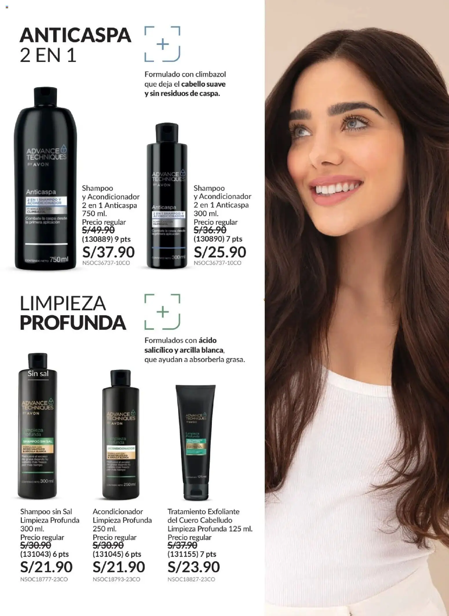 Catálogo Avon válido desde 21.04.2026 | Página: 179 | Productos: Exfoliante, Shampoo, Acondicionador