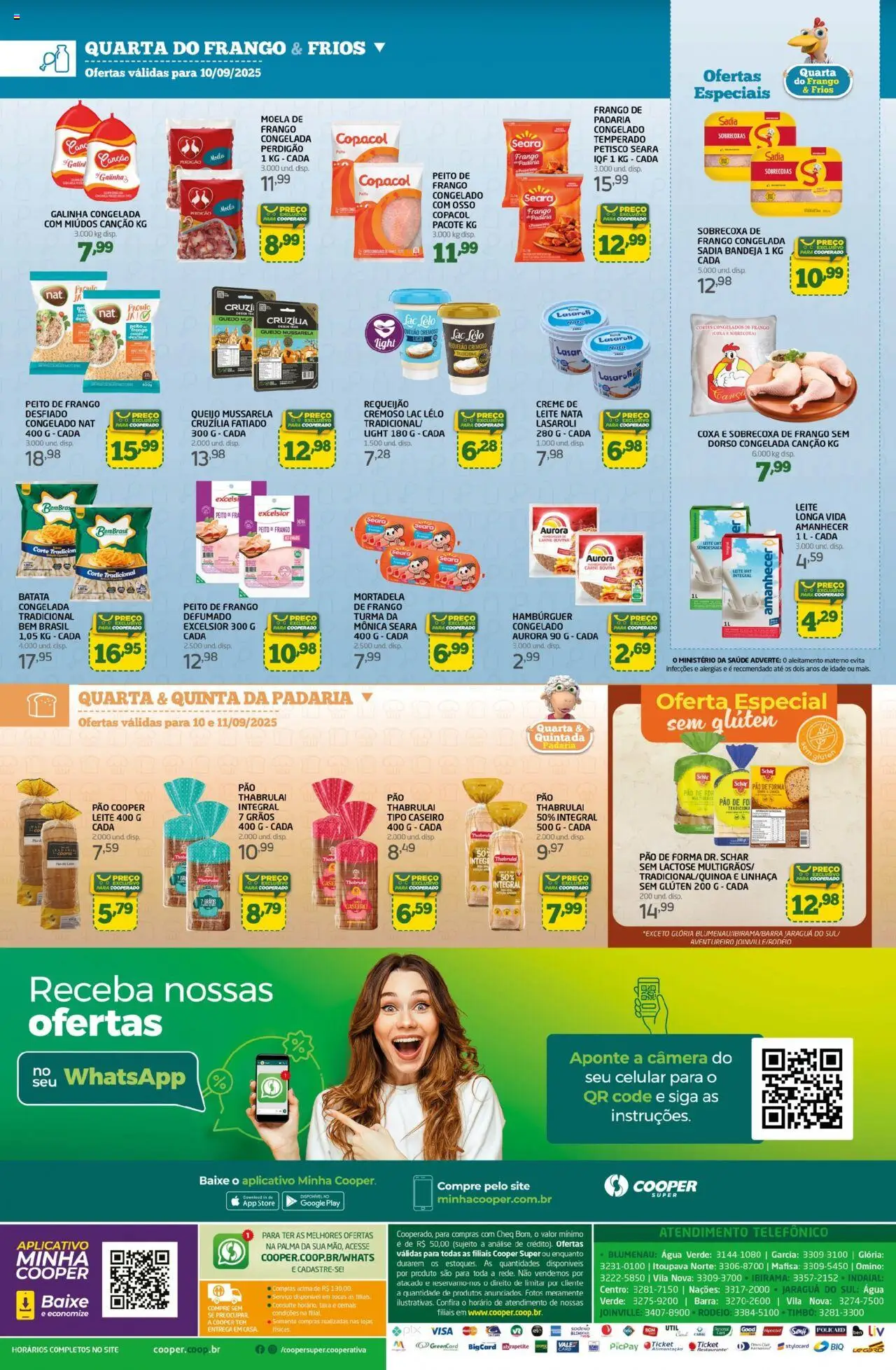 Cooper Folheto - válido de 08.09.2025 | Página: 2 | Produtos: Celular, Leite, Mussarela, Câmera