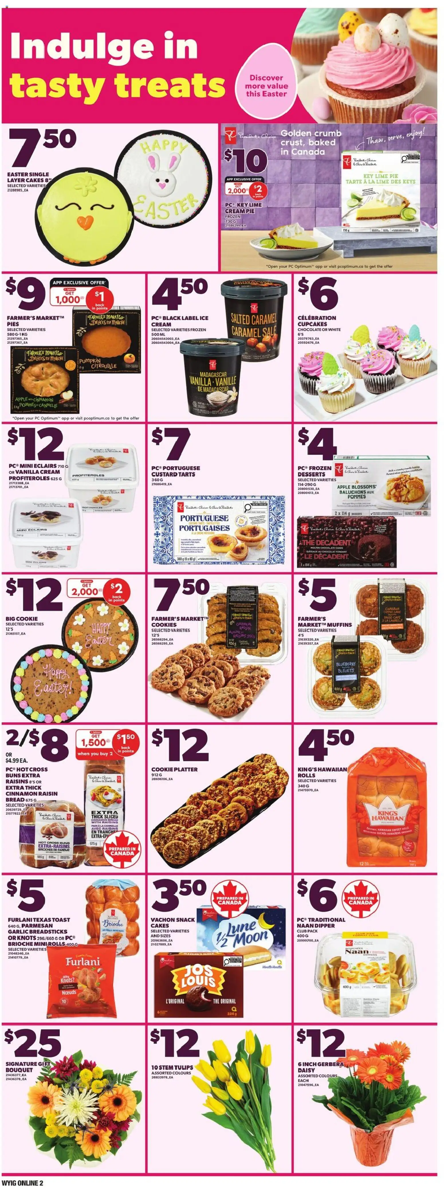 Independent Grocer flyer valid from 26.03.2026 | Page: 8 | Products: Cookies, PC, Chocolate, Pumpkin