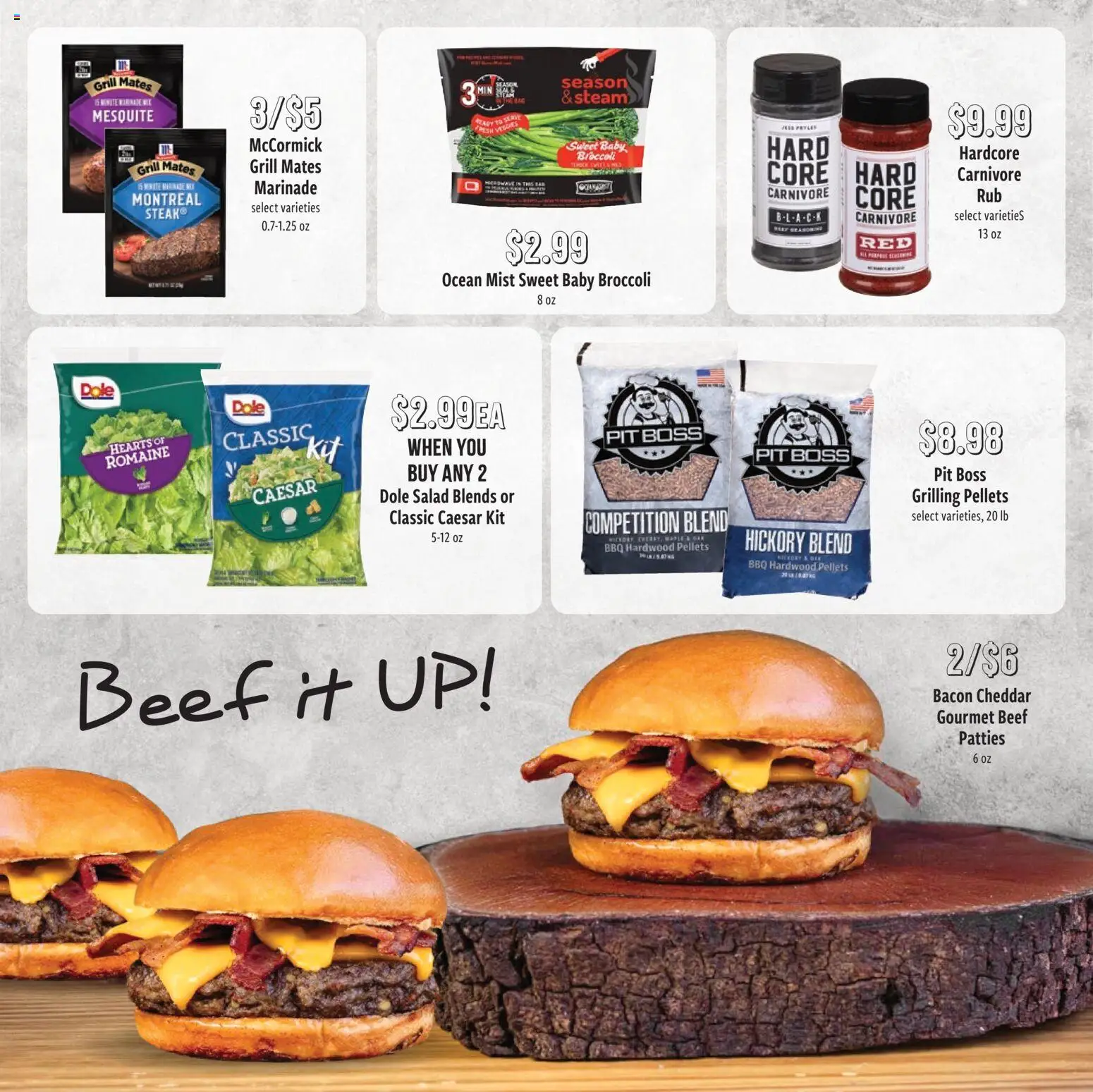 Fareway Monthly Ad - valid from 30.03.2026 | Page: 6 | Products: Romaine, Beef, Salad, Grill