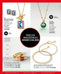 Ésika revista - valida desde el 16.06.2025 | Página: 80 | Productos: Aretes, Sobre, Baño, Collar