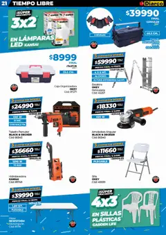 Diarco - Ofertas Sur │ válido desde el 15.09.2025 | Página: 21 | Productos: Amoladora, Silla, Caja, Taladro