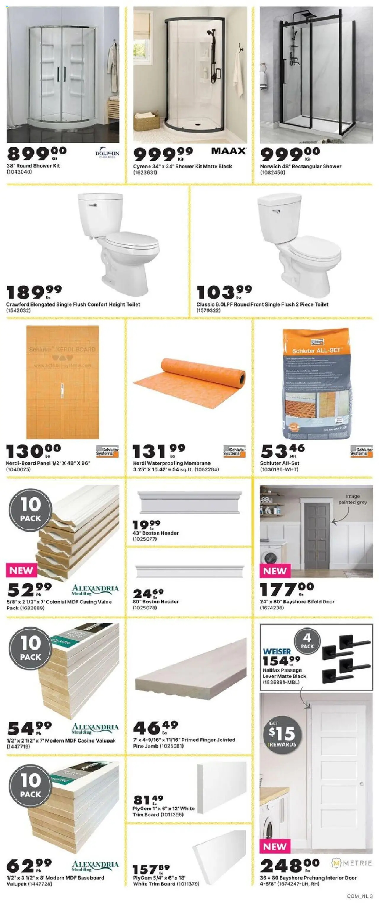 Kent flyer valid from 01.10.2025 | Page: 3 | Products: Shower