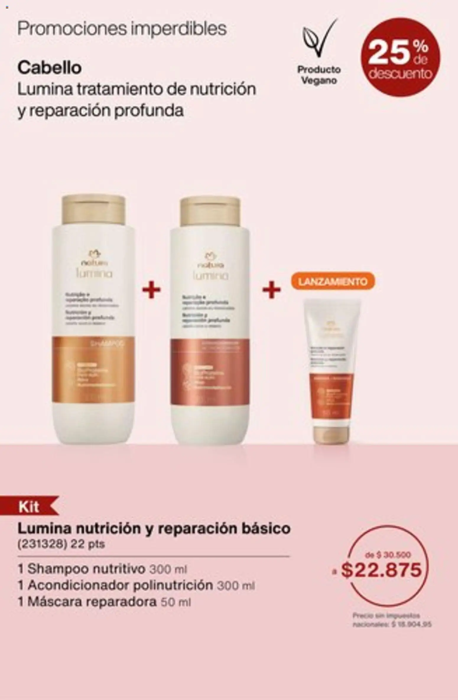 Catálogo Natura Ciclo 1/2026 │ válido desde el 04.12.2025 | Página: 38 | Productos: Máscara, Shampoo, Acondicionador