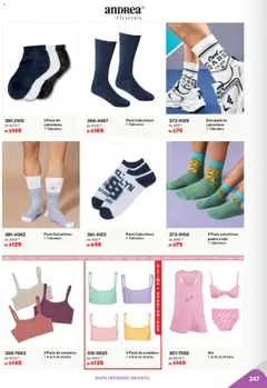 Vista previa de Andrea catálogo Outlet, nuevo folleto de la tienda, válido en México a partir del 02.11.2025 | Página: 247 | Productos: Ropa, Ropa interior