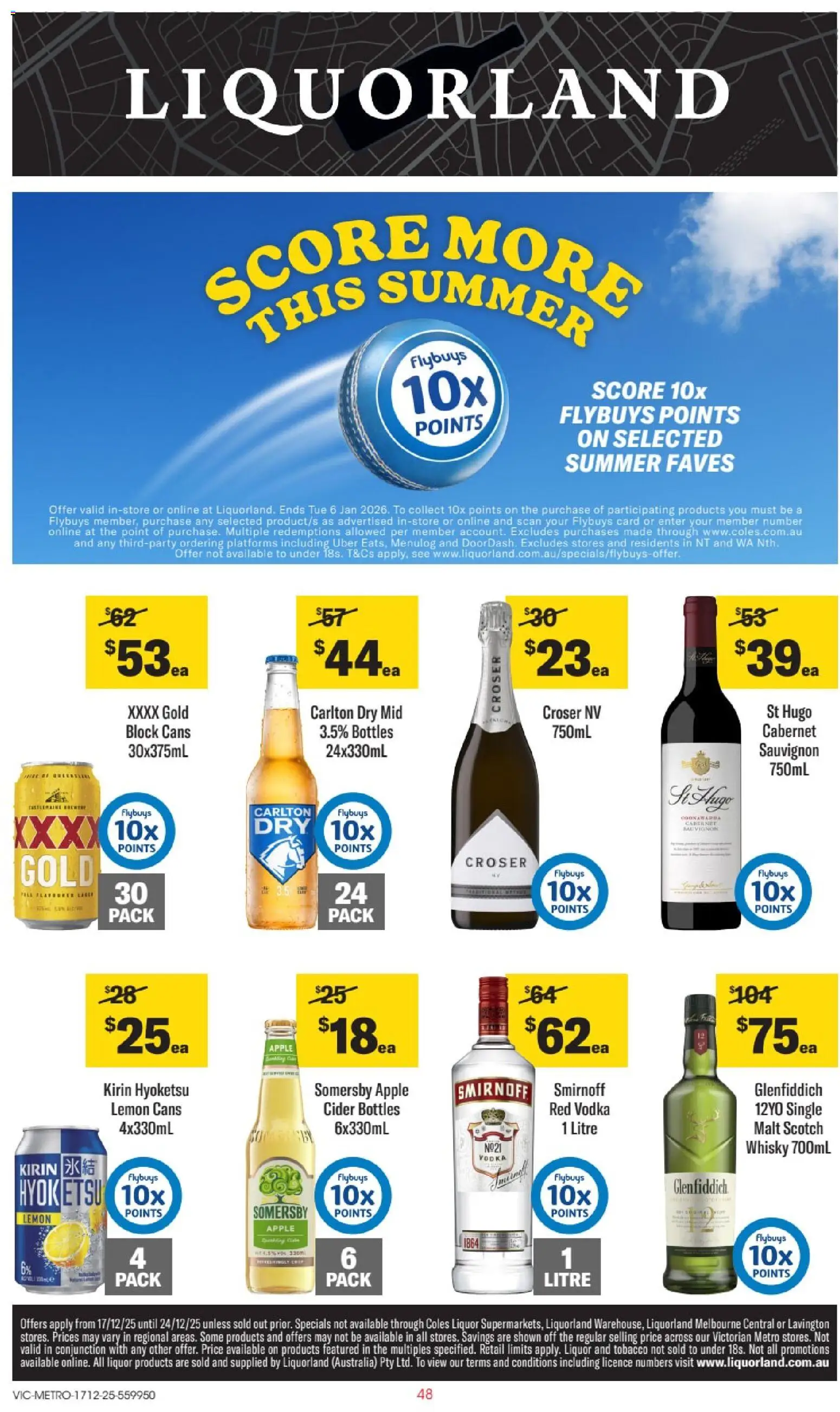 Liquorland catalogue - valid from 17.12.2025 | Page: 1 | Products: Platforms, Vodka, Lemon, Scotch