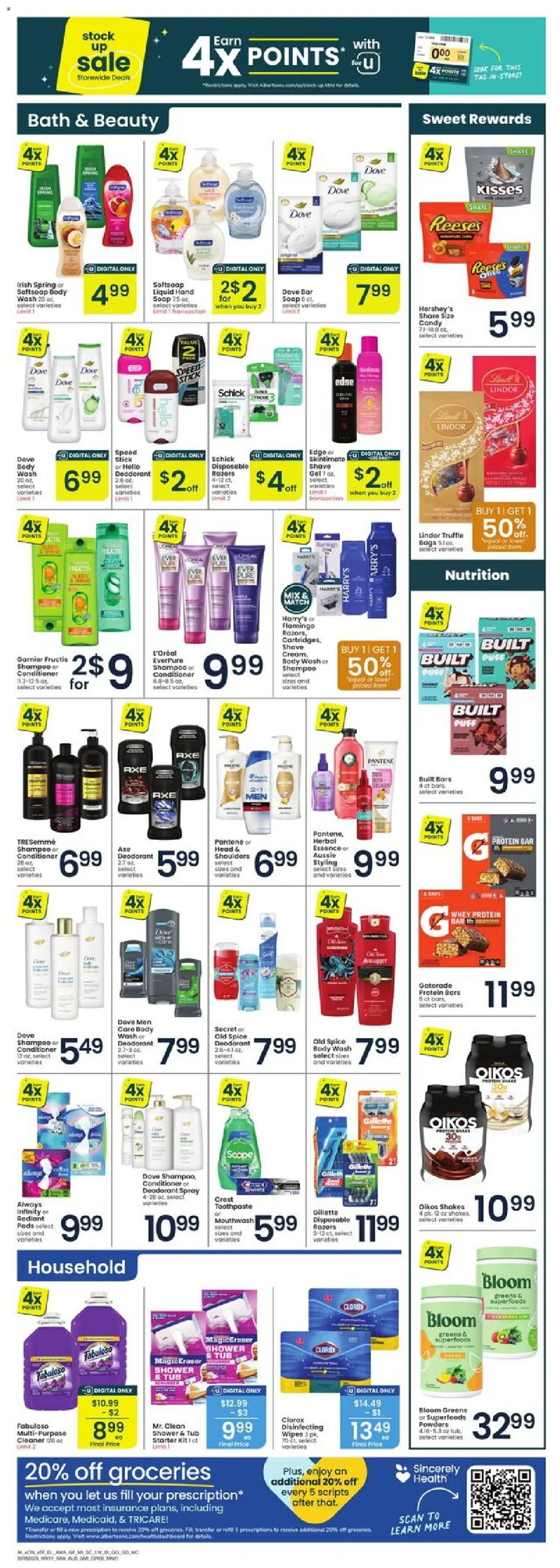 Albertsons Weekly Ad - valid from 25.03.2026 | Page: 6 | Products: Eraser, Shower, Shampoo, Body Wash