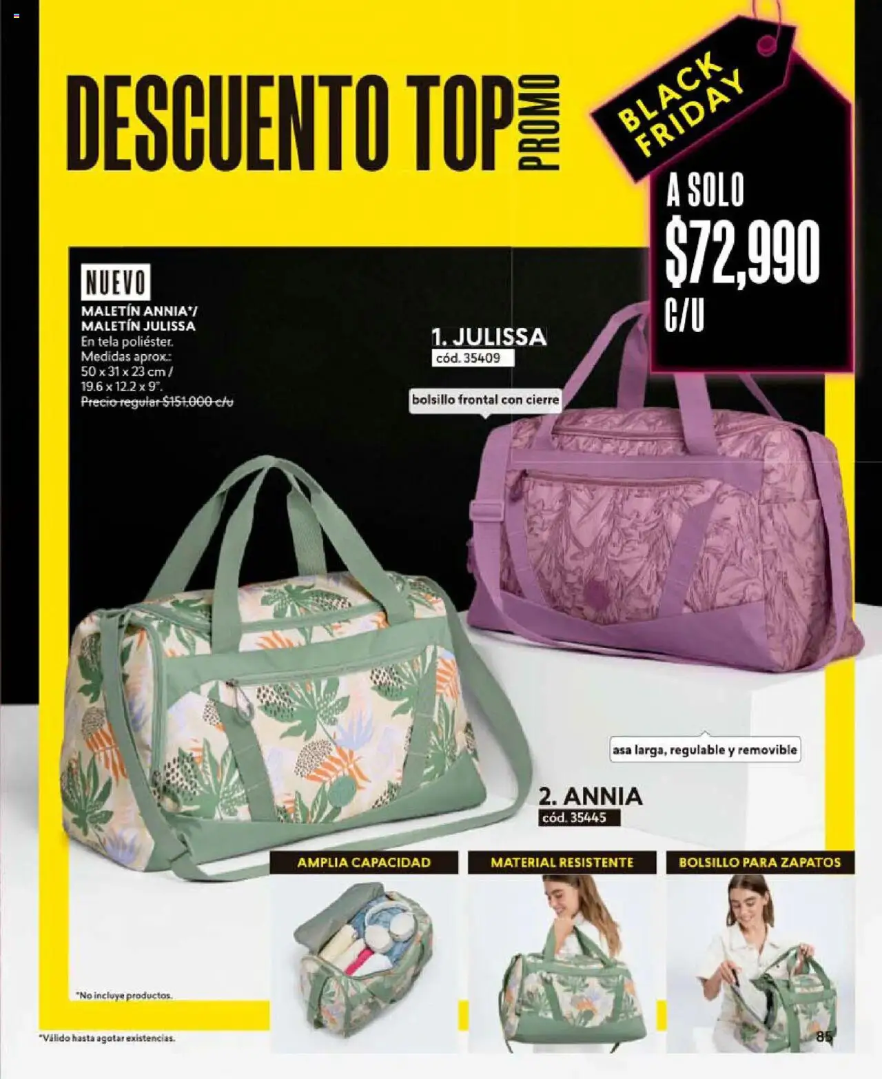 CyZone revista - valida desde el 24.09.2025 | Página: 87 | Productos: Maletin, Top, Zapatos