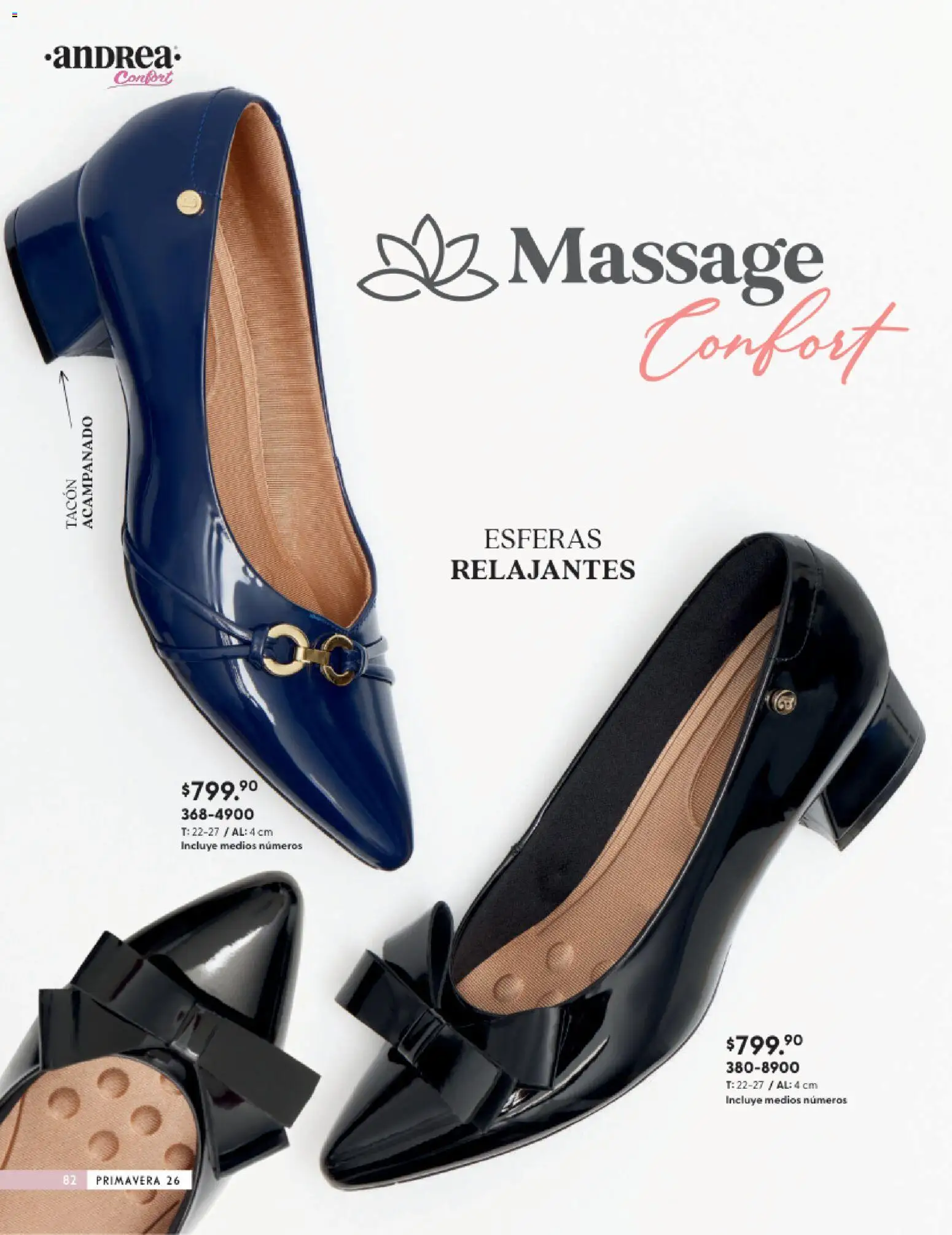 Nuevas ofertas de Andrea válidas en toda la República Mexicana desde el 25.01.2026. ¡Encuentra las mejores ofertas en Andrea catálogo Calzado Confort ! | Página: 82