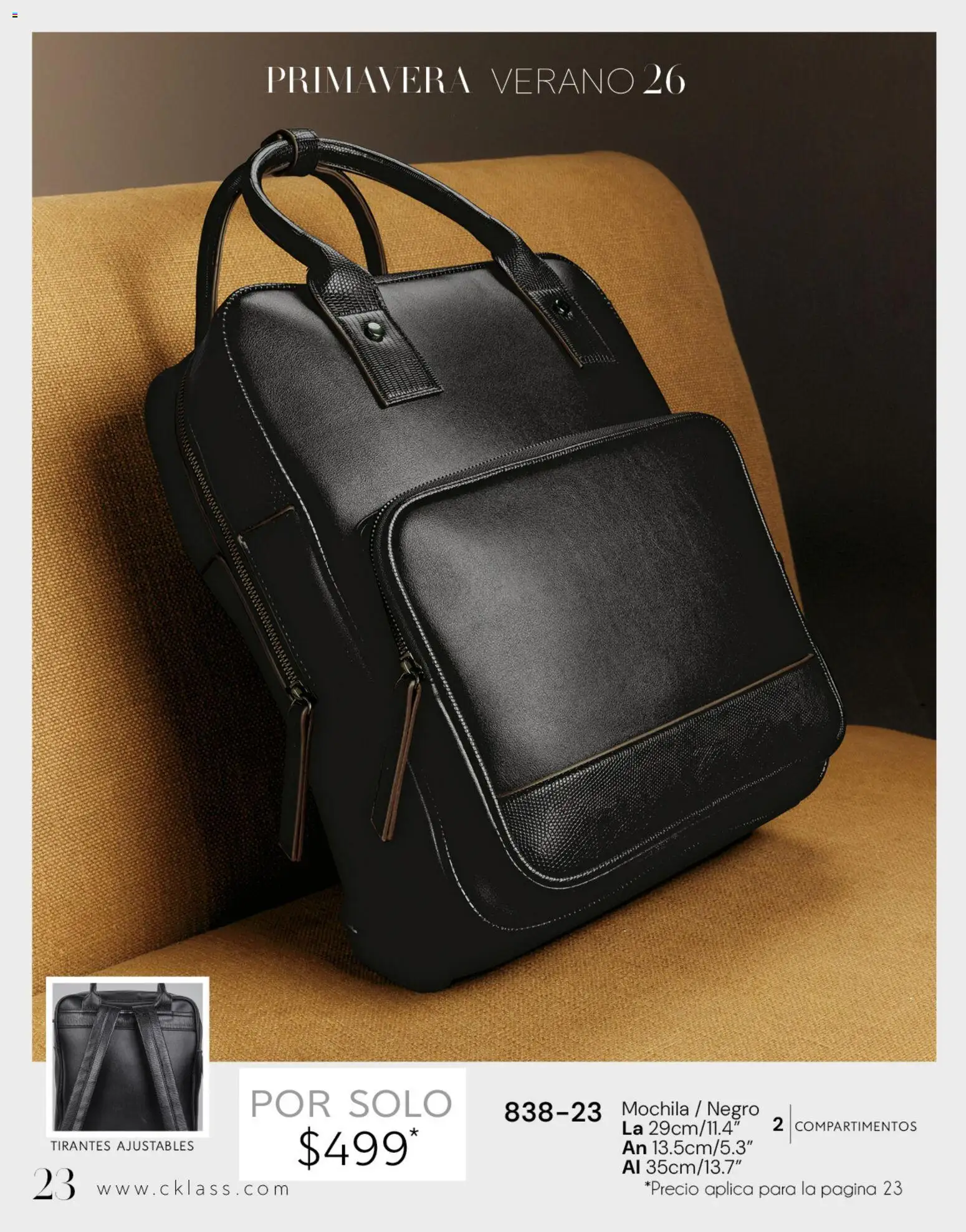 Nuevas ofertas de Cklass válidas en toda la República Mexicana desde el 02.01.2026. ¡Encuentra las mejores ofertas en Cklass catálogo Handbags! | Página: 24 | Productos: Mochila, Tirantes