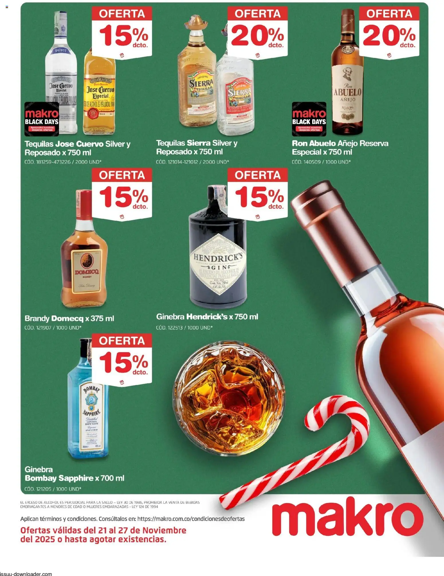 Makro revista - valida desde el 21.11.2025 | Página: 7 | Productos: Ginebra, Paté, Camiseta, Tintura
