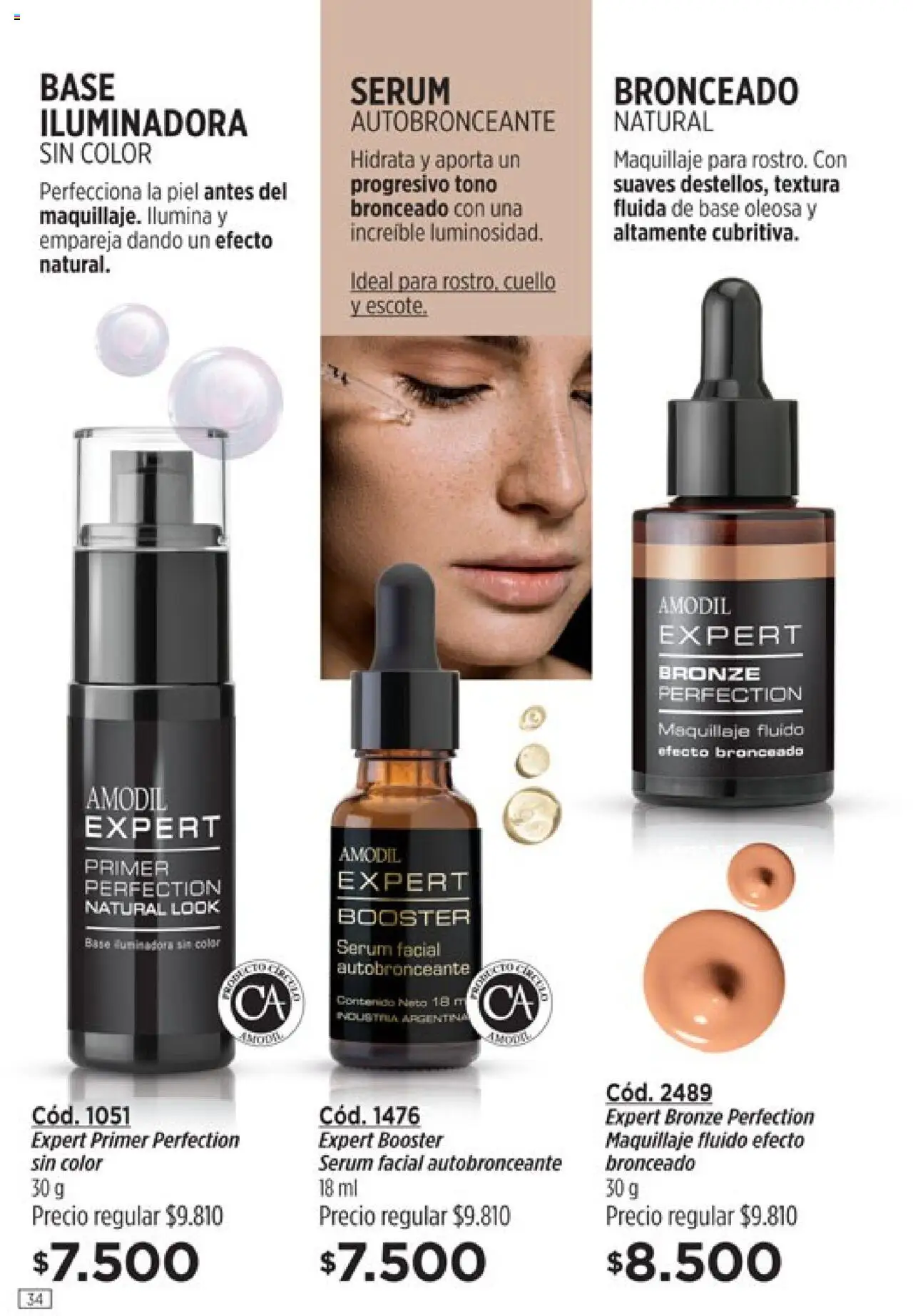 Catálogo Amodil Campaña 11 │ válido desde el 13.06.2025 | Página: 34 | Productos: Maquillaje, Serum